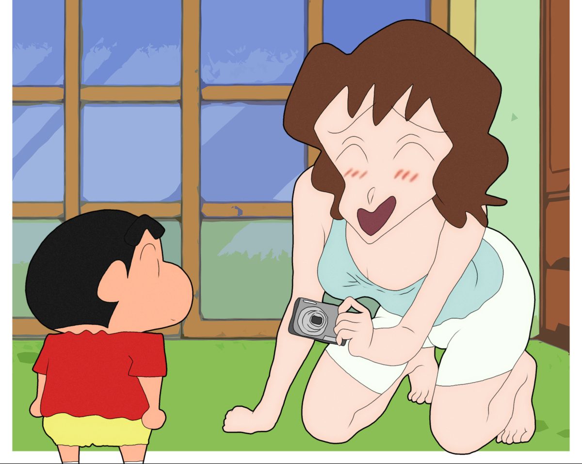 蜡笔小新妈妈美芽泳装图片_5
