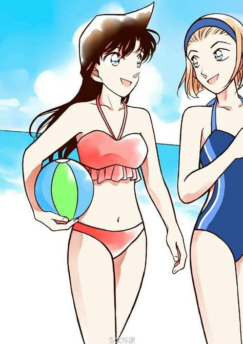 二次元美女毛利兰もうり らん、モーリ ラン泳装图片大全_2