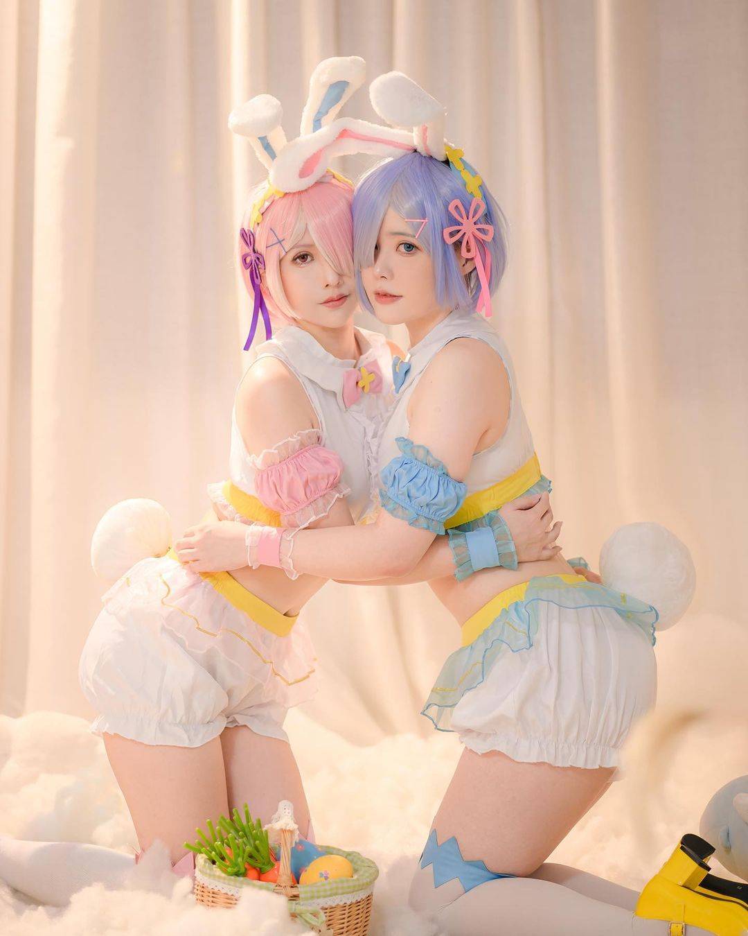 菌菌cosplay拉姆 二次元角色扮演_3