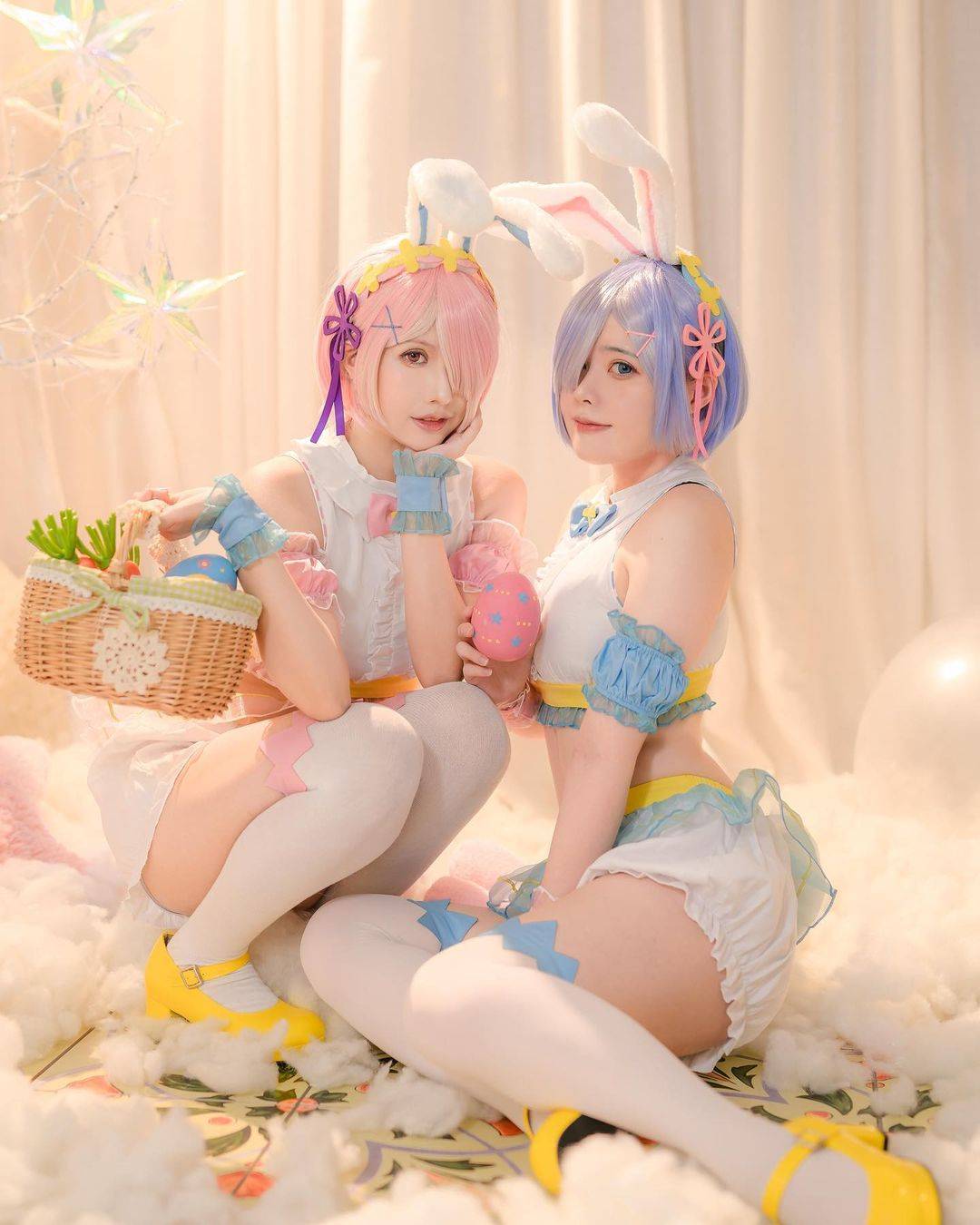 菌菌cosplay拉姆 二次元角色扮演_1