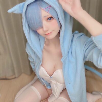 笠木cos Cosplay雷姆性感版,今天请和雷姆睡吧？