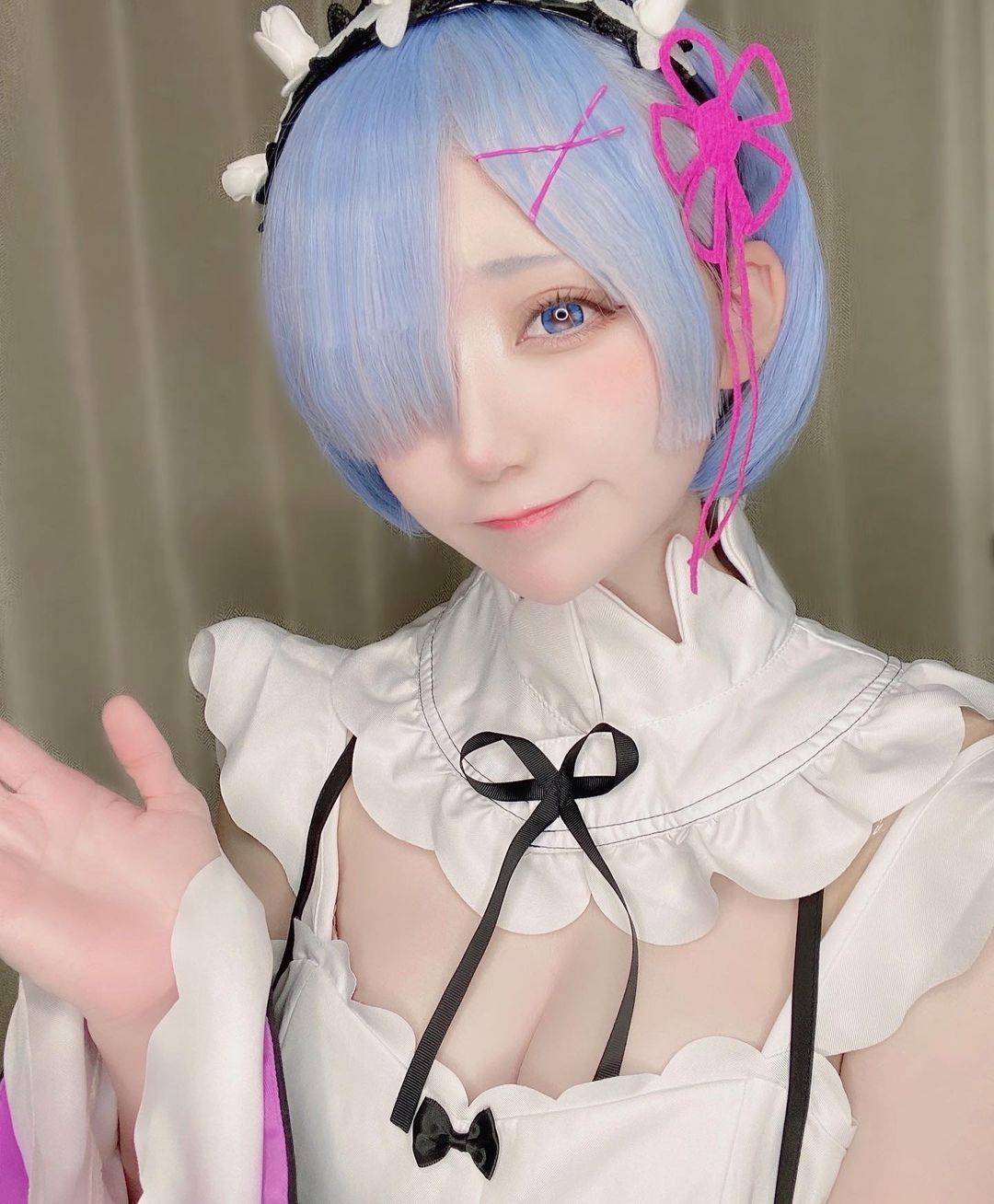 笠木cos Cosplay雷姆性感版,今天请和雷姆睡吧？_2