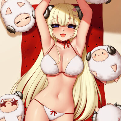 VTuber角卷绵芽头像图片精选 表情太丰富了！_10