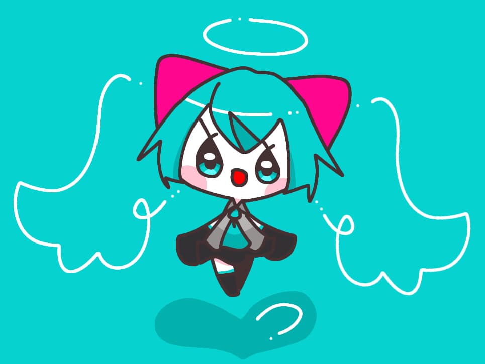 初音未来漫画图片q版简单版图片精选_1