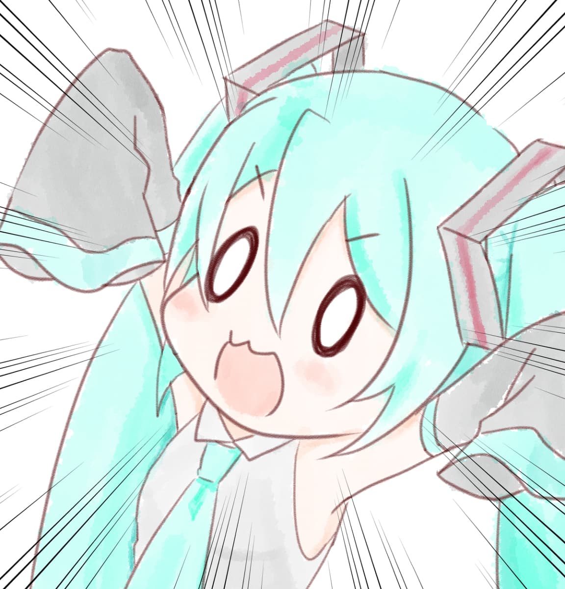 初音未来漫画图片q版简单版图片精选_5