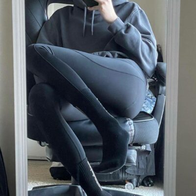 女装大佬瑜伽裤自拍，男生穿女生瑜伽裤