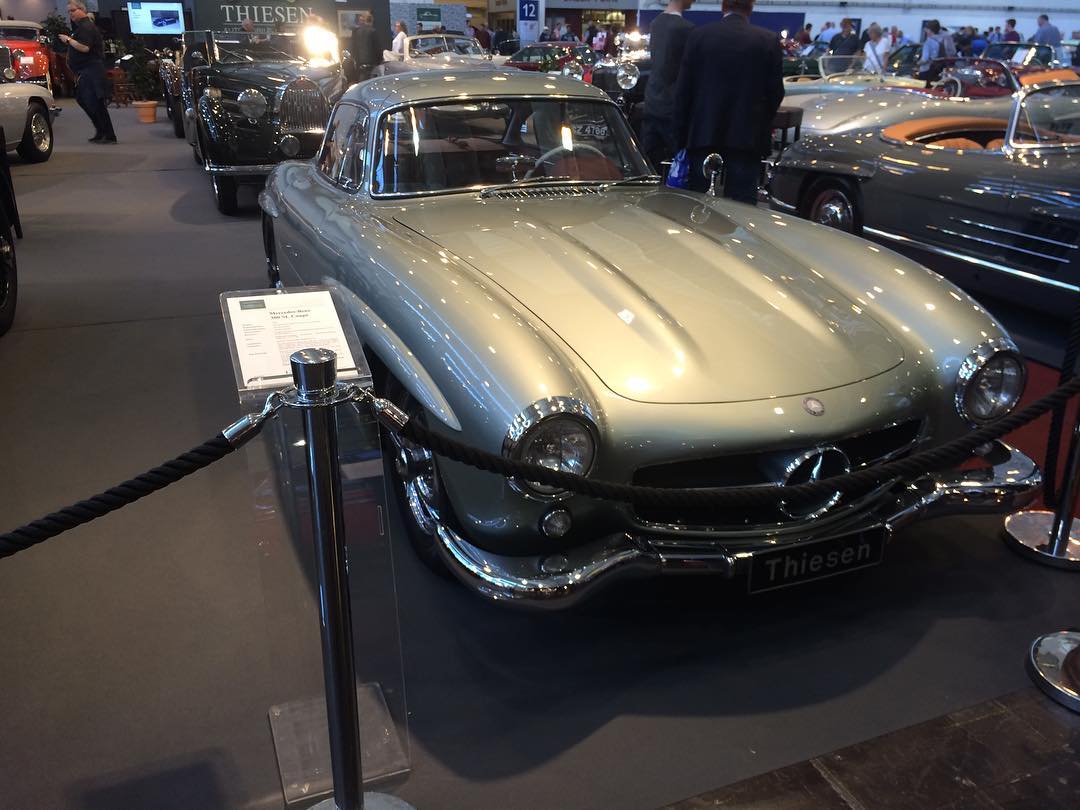 鸥翼门鼻祖奔驰Mercedes-Benz 300 SL现场实拍图片_1