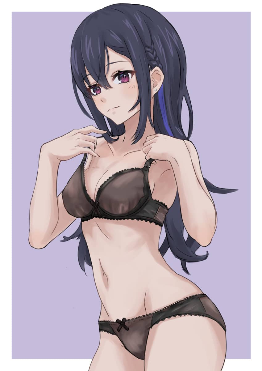 二次元内衣小萝莉美女图片_11