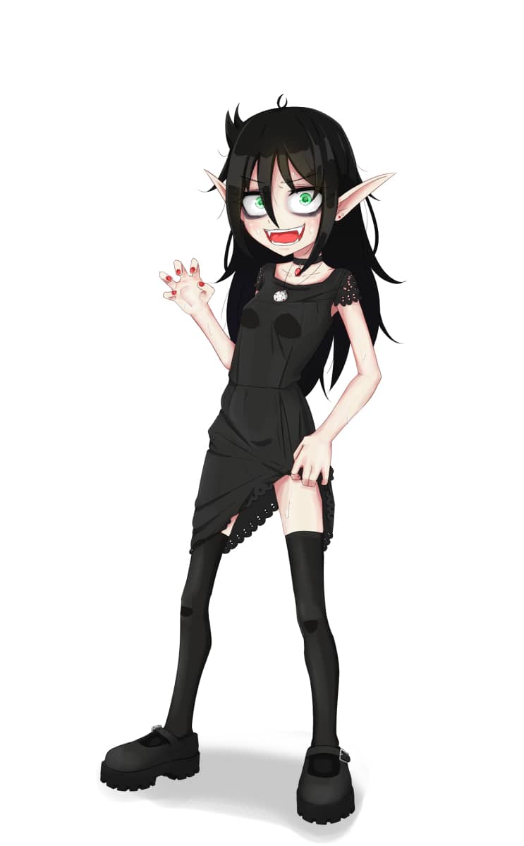 二次元小萝莉装扮万圣节服装图片_2