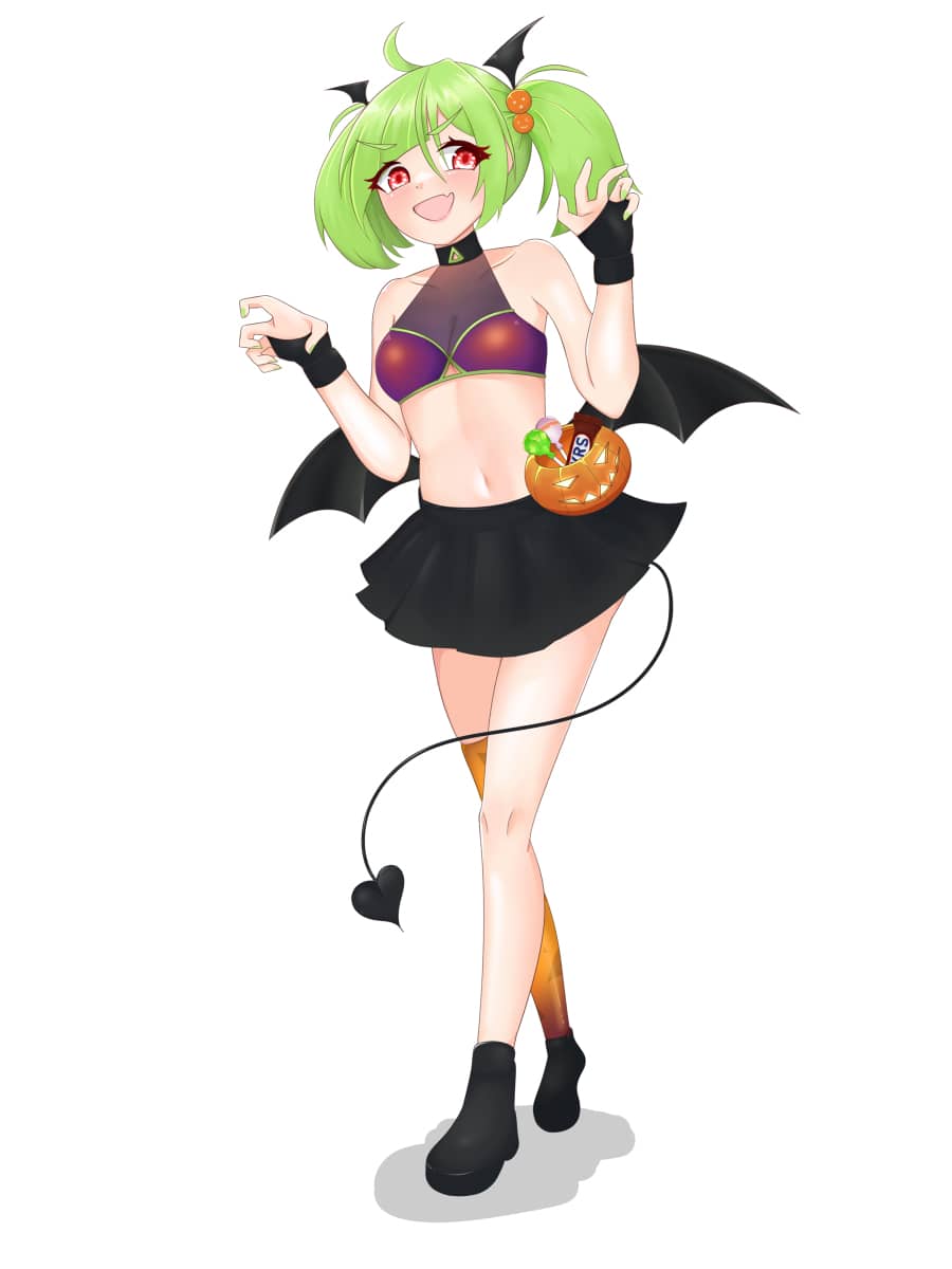 二次元小萝莉装扮万圣节服装图片_3