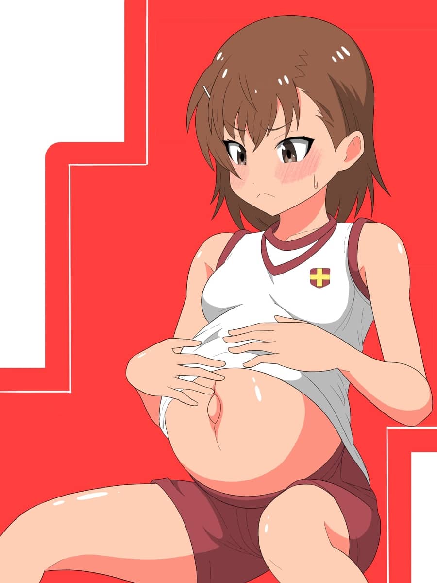 动漫生孩子图片，怀孕生孩子的动漫插画_4