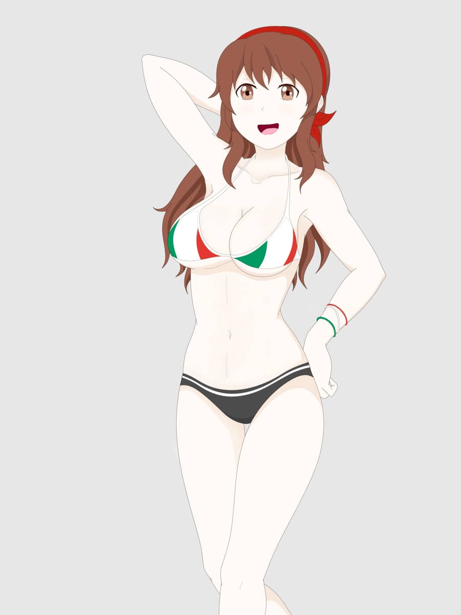 日本动漫美女泳装比基尼图片精选_2