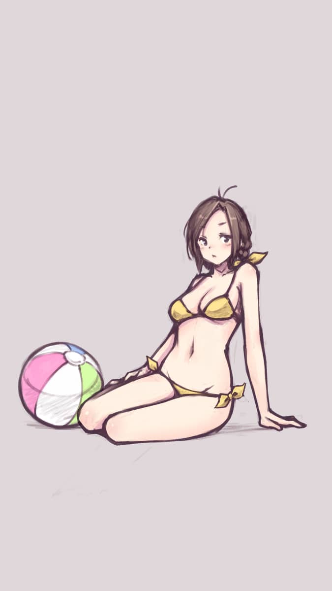日本动漫美女泳装比基尼图片精选_5