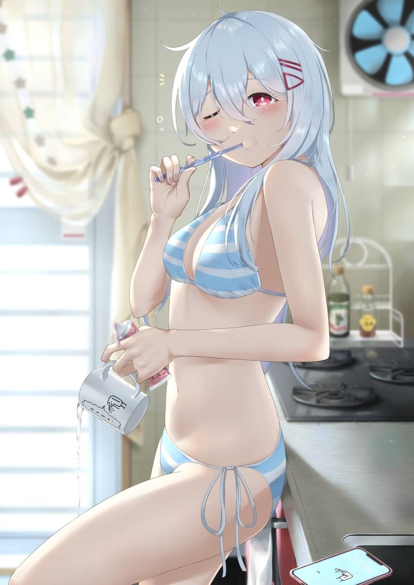 日本动漫美女泳装比基尼图片精选_9