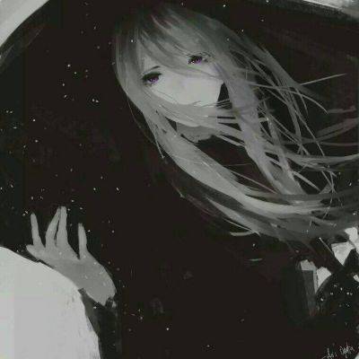 女生头像慵懒偏冷淡风动漫二次元手绘图片精选_8