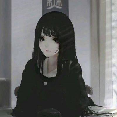 女生头像慵懒偏冷淡风动漫二次元手绘图片精选_12