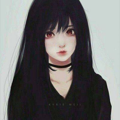 女生头像慵懒偏冷淡风动漫二次元手绘图片精选_3