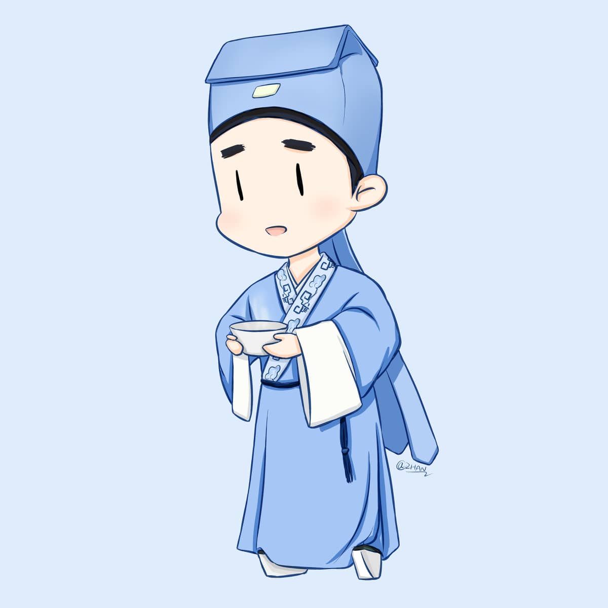 日系动漫风超可爱情侣头像 一人一张图_4