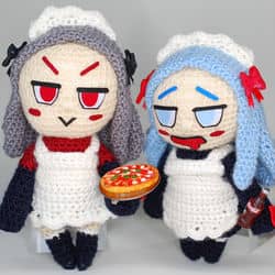 毛线针织风格情侣头像 amigurumi作品图片精选_6