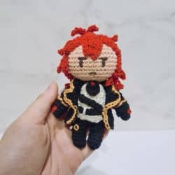毛线针织风格情侣头像 amigurumi作品图片精选_15
