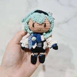 毛线针织风格情侣头像 amigurumi作品图片精选_16