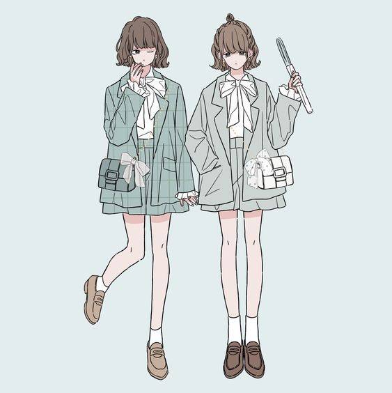 闺蜜淑女气质头像动漫图片精选_8