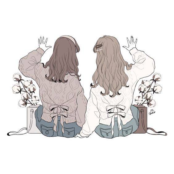 闺蜜淑女气质头像动漫图片精选_9
