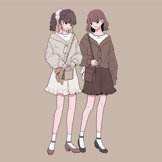 闺蜜淑女气质头像动漫图片精选_7