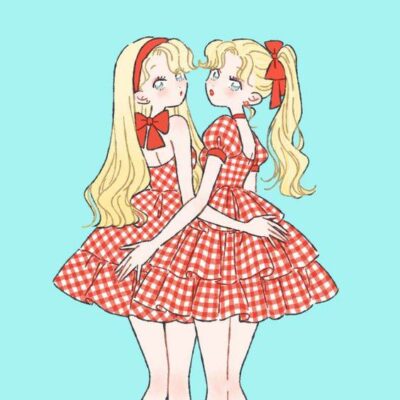 闺蜜淑女气质头像动漫图片精选