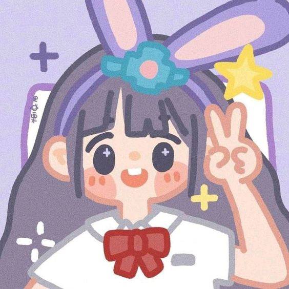 卡通女生微信头像手绘风图片精选_1