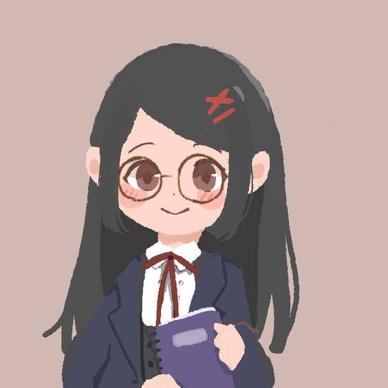 卡通女生微信头像手绘风图片精选_4