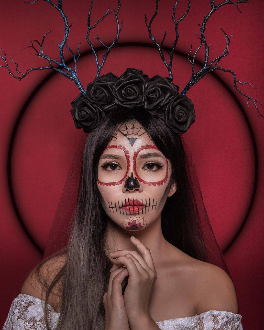 亡灵节妆容写真图片精选_1