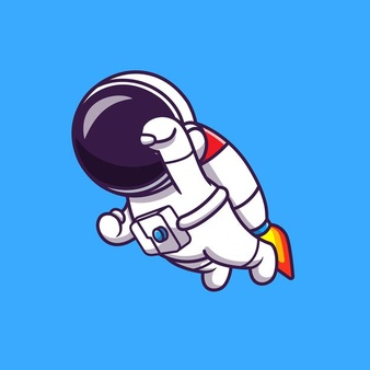 太空人宇航员吉祥物卡通人物头像图片精选_5