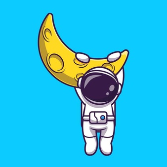太空人宇航员吉祥物卡通人物头像图片精选_6