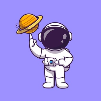 太空人宇航员吉祥物卡通人物头像图片精选_11