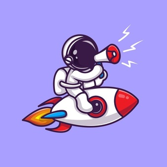 太空人宇航员吉祥物卡通人物头像图片精选_14