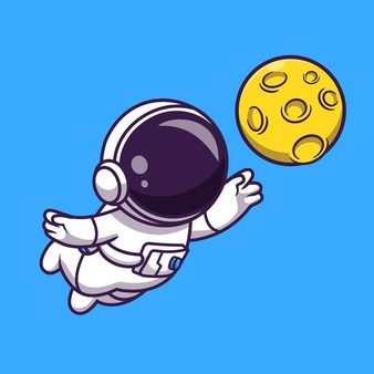 太空人宇航员吉祥物卡通人物头像图片精选_20