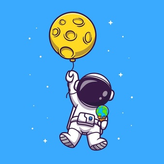 太空人宇航员吉祥物卡通人物头像图片精选_23