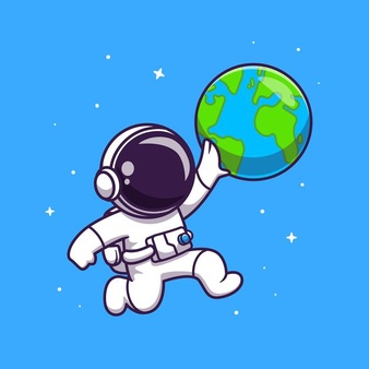 太空人宇航员吉祥物卡通人物头像图片精选_29