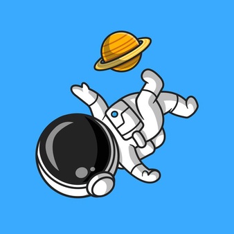 太空人宇航员吉祥物卡通人物头像图片精选_32