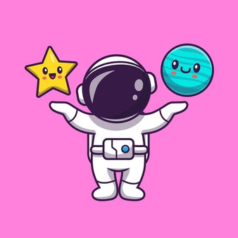 太空人宇航员吉祥物卡通人物头像图片精选_44