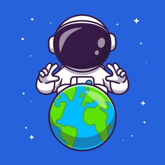 太空人宇航员吉祥物卡通人物头像图片精选_45