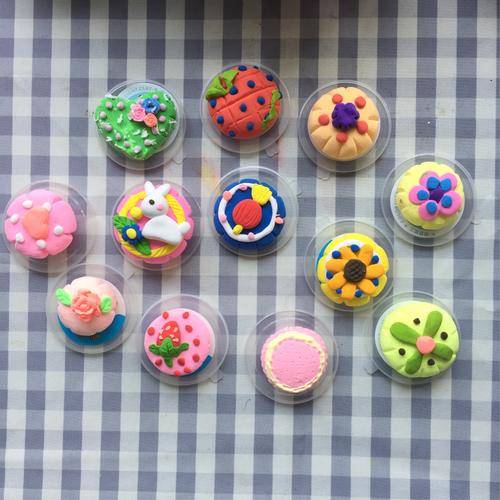 幼儿园彩泥月饼手工制作图片_7