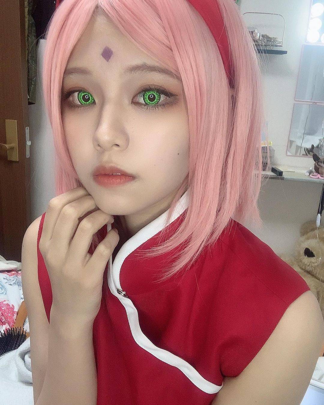 《火影忍者》春野樱真人美女cosplay图片精选_5