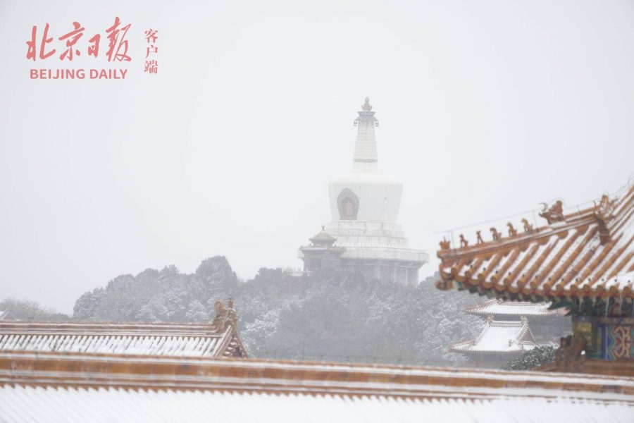 2021北京大学故宫雪景图片 选自北京日报_11