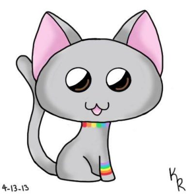 简约可爱卡通猫咪头像图片 萌萌哒！