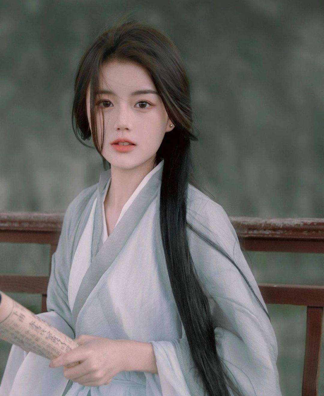 韩国素人唯美古风清纯美女图片精选_1