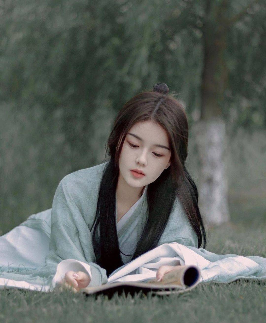 韩国素人唯美古风清纯美女图片精选_3