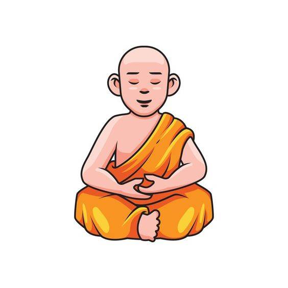 卡通可爱萌萌哒Q版小和尚头像图片_1
