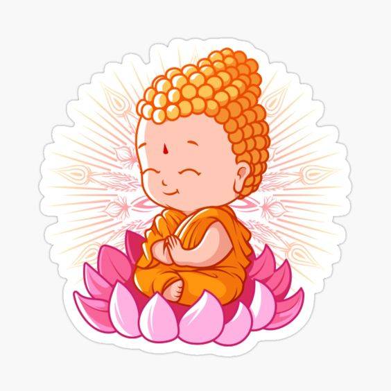 卡通可爱萌萌哒Q版小和尚头像图片_3